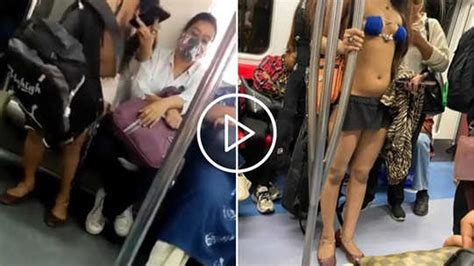 delhi metro bikini girl viral video जानें कौन है ये लड़की