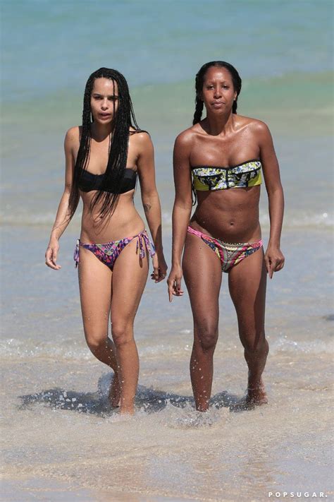 Zoë Kravitz s Impressive Bikini Body Makes a Splash in Miami Zoe