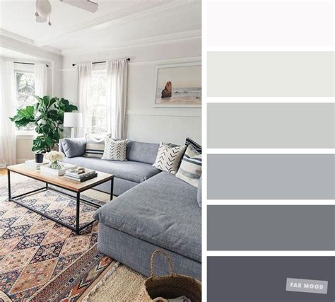 The Best Living Room Color Schemes Grey Palette Homecolor