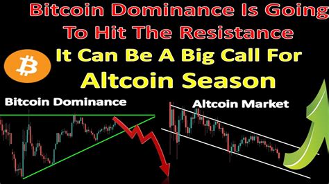 Bitcoin Dominance Is Going To Hit The Resistanceit Can Be A Big Call