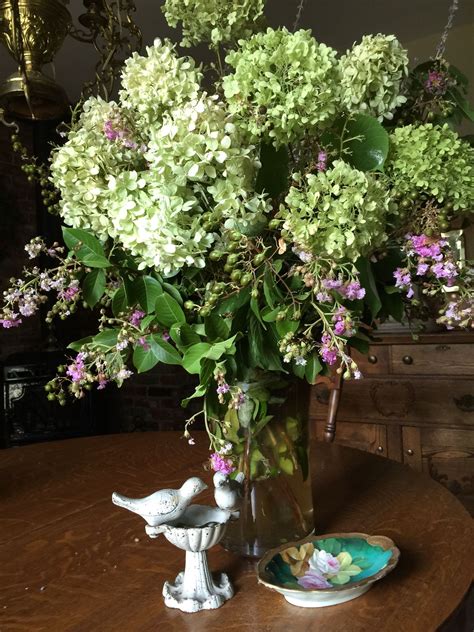 Maybe you would like to learn more about one of these? Hydrangea and crepe myrtle arrangement | Myrtle flower ...