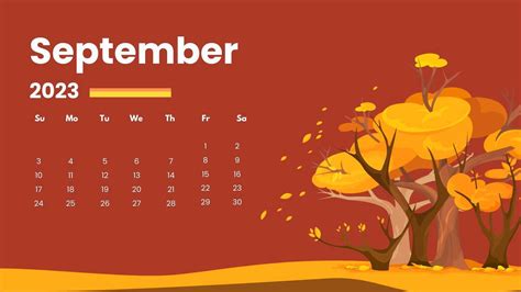 September 2023 Calendar Wallpaper IXpap