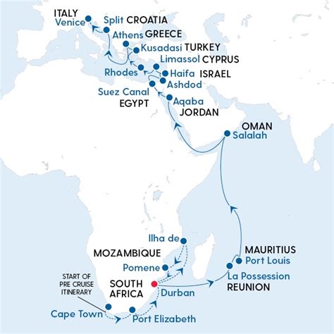 Msc Mc 88514 2022 Grand Voyage Cape Town To Veniceold Copy My Cruises