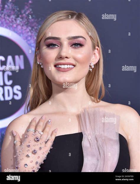 meg donnelly attending the 2019 american music awards held at the microsoft theatre in los