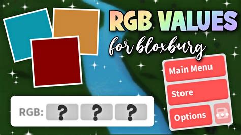 Dark Aesthetic Rgb Values For Bloxburg How To Use New Primary Color Rgb Custom Gui