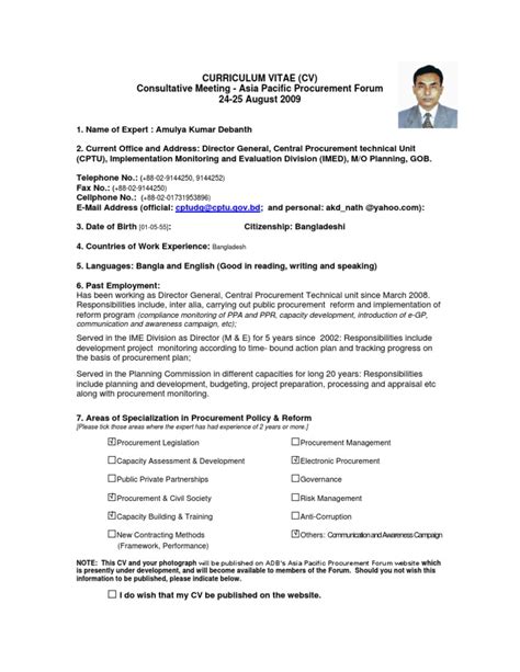 Curriculum vitae (cv) cvs are not resumes, but some employers ask for cvs, not resumes. Cv For Bangladesh - Resume Letter Archives Page 18 Of 51 ...