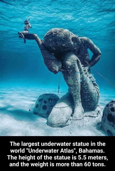 The Largest Underwater Statue In The World Underwater Atlas Bahamas