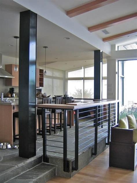 35 Modern Interior Design Ideas Incorporating Columns Into Spacious