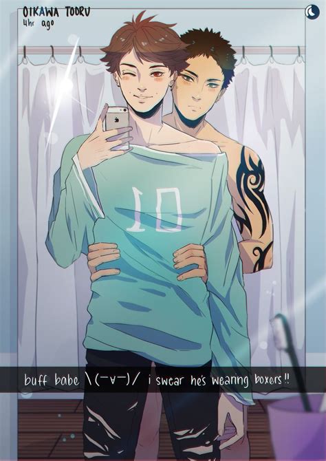 Pin On Oikawa X Iwaizumi