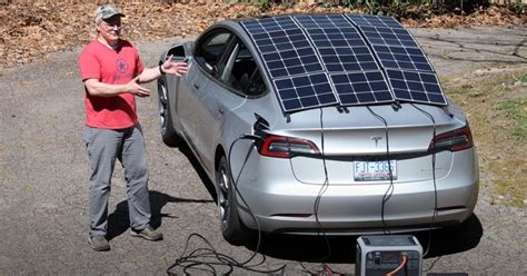 Can You Charge An Electric Car With Solar Panels Freegadgetsapp