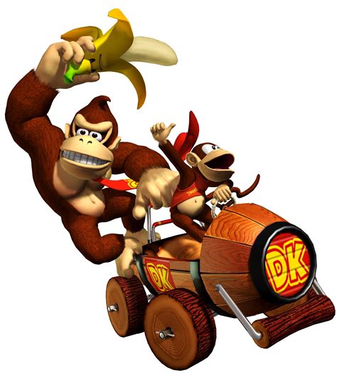 Imagen Donkey Kong Y Diddy Kong Mkdd Super Mario Wiki Fandom