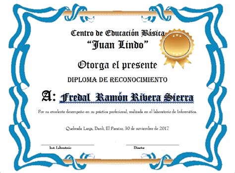Diploma Diplomas De Reconocimiento Diplomas Para Imprimir Diplomas