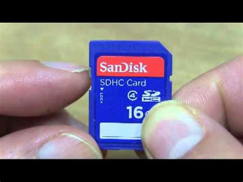 There is a lock switch on the left side of the sd card. Unlock your SD Card - YouTube