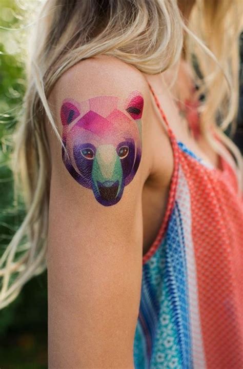 60 Tattoos By Sasha Unisex From Moscow Thetatt Panda Tattoos Bear