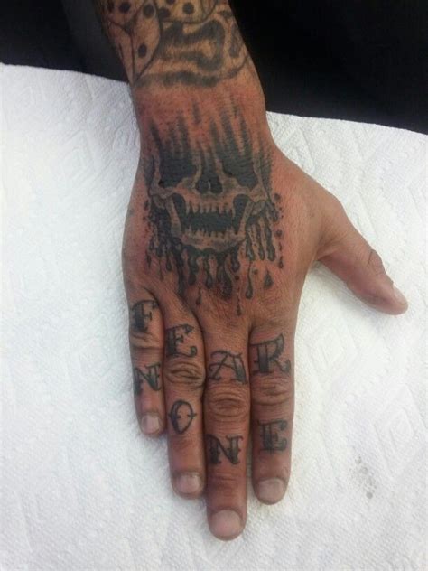 About 193 results (0.61 seconds). Fear None tattoo lettering with skull | Tattoo lettering ...