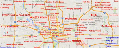 Judgmental Maps Columbus Oh By Eric Copr 2014 Eric All