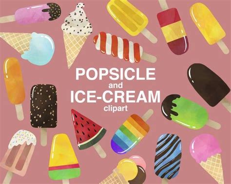 Popsicle Clipart Png Ice Cream Clipart Png Ice Cream Cone Etsy Ice Cream Clipart Ice Cream