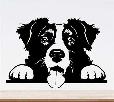 Please use and share these clipart pictures with your friends. Cute border collie svg peeking dog svg file for cricut ...