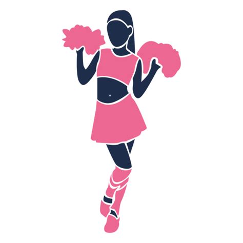 Cute Standing Cheerleader Transparent Png And Svg Vector File