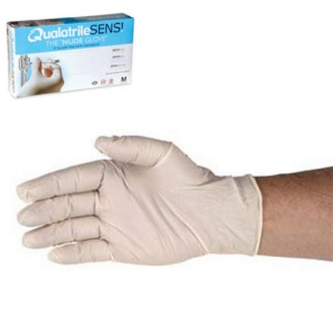 Sqwf L Qrp Esd Safe Qualatrile Sens Nitrile Gloves Mil Nude Glove Powder Free Color