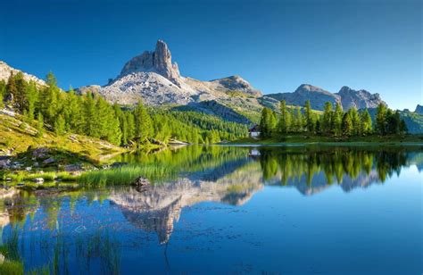 Foto Gratis Natura Paesaggio Lago Legno Montagna Acqua Riflessione