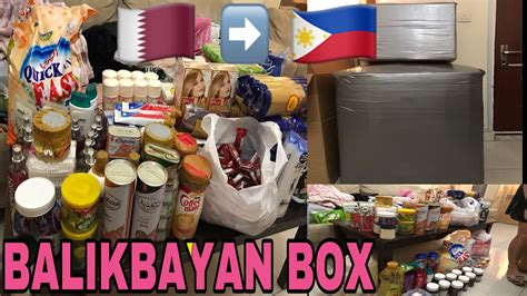 PACKING OF BALIKBAYAN BOX FROM QATAR TO PHILIPPINES TIPS YouTube