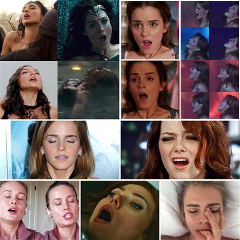 Accidental Cum Faces Of Bri Larson Emma Stone Emma Watson Scarlet Johansson Gal Gadot Cara