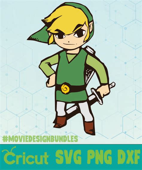 Legend Of Zelda Link Games Svg Png Dxf Cricut Movie Design Bundles