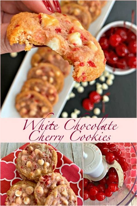White Chocolate Cherry Cookies An Affair From The Heart These White