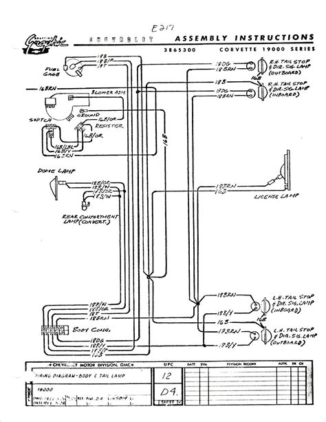 1966 Corvette Wiring Diagrams Book
