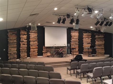Leaning Towers Of Pallets Church Stage Design Ideas Scenic Sets And