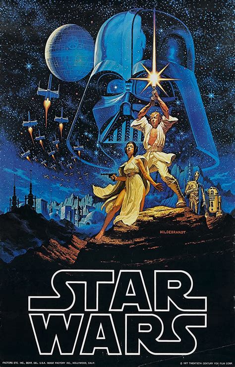 Star Wars Episode IV A New Hope 1977 Movie Poster 24 X36 Amazon