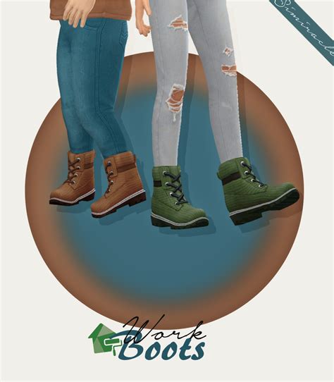 Work Boots From Simiracle Sims 4 Downloads