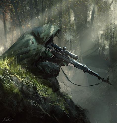 Wallpaper Forest Weapon Soldier Jungle Sniper Rifle Marksman