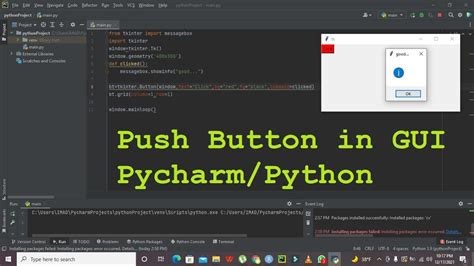 Push Button In Pycharm Gui Push Button In Python Gui Push Button Vrogue