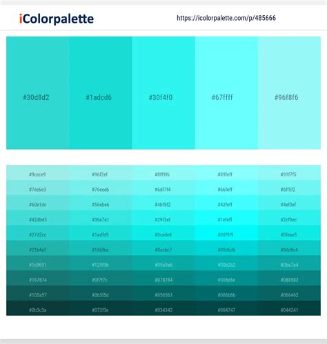 17 Latest Color Schemes With Aqua And Light Sky Blue Color Tone