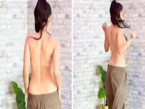 Urfi Javed Goes Topless With Creative Message About Smoking In Lung