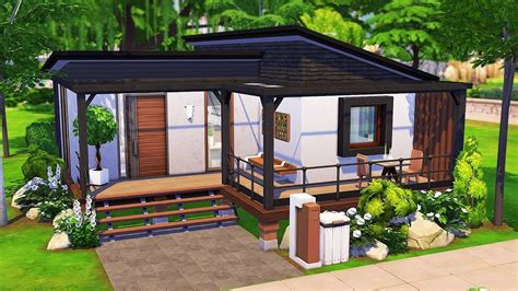 Roommates Tiny House The Sims 4 Speed Build Sims House Design