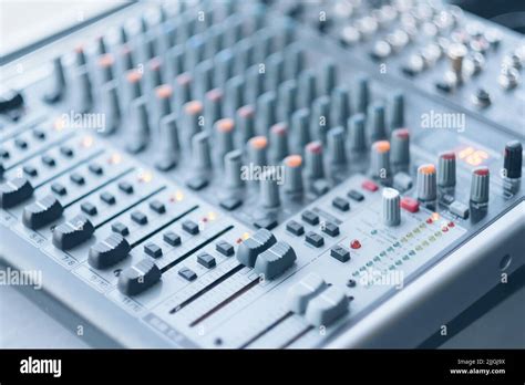 Sound Recording Studio Professional Audio Mixer Stock Photo Alamy