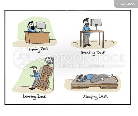 Standing Desk Cartoons And Comics Funny Pictures From Cartoonstock