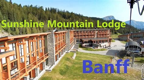 Sunshine Mountain Lodge In Banff National Park Youtube