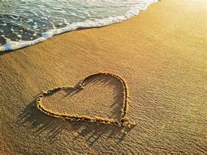 Heart Love Beach Sand