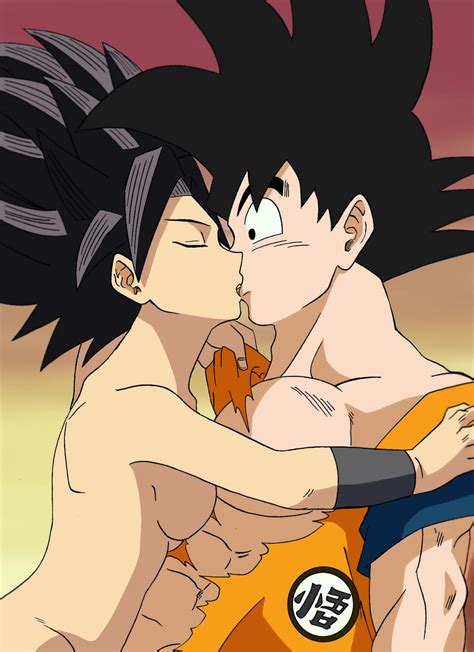 Rule 34 Caulifla Dragon Ball Super Kissing Nude Palmetto Hair Saiyan Son Goku 3372892