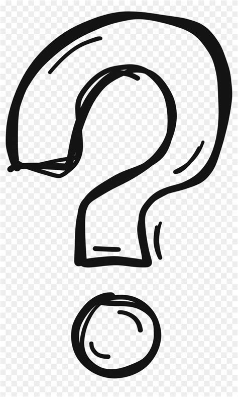 Find Hd Free Stock Clip Art Hollow Hand Painted Transprent Question Mark Vector Png
