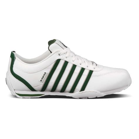 We are currently experiencing shipping delays. K-Swiss K-SWISS Arvee 1.5 White / Pine / Opal Grey (F3) 02453132 Men's Trainers - K-Swiss from ...