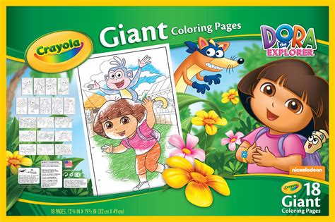 Giant Coloring Pages - Dora the Explorer | Crayola