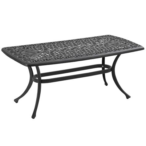 Amalfi Cast Aluminium Rectangular Garden Coffee Table - £ ...