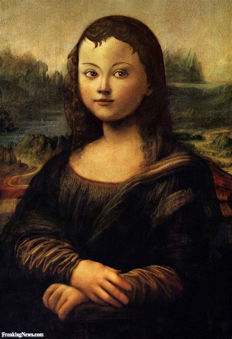 Mona Lisa As A Child Famous Art Paintings Famous Art Most Famous