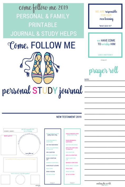 Come Follow Me Free Printables