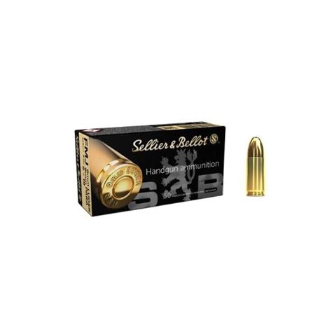 Sellier And Bellot Cartucce Cal 9 Luger 9x19 Fmj 124grs Conf Da 50pz